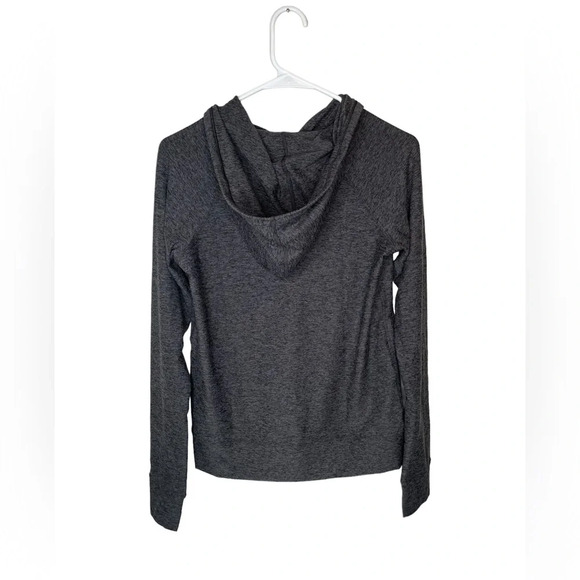Outdoor Voices Women's Cloudknit Hoodie Size Small In Charcoal Gray - Picture 5 of 9